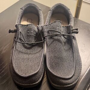 Hey Dude Charcoal Slip-On Shoes. Great condition!  Only worn a few times.